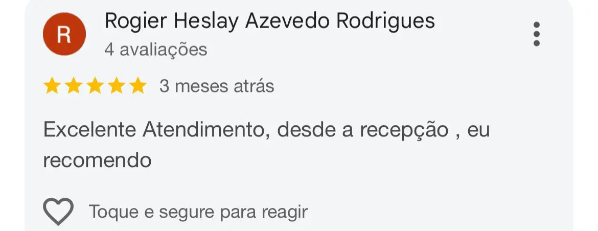 Depoimento de paciente